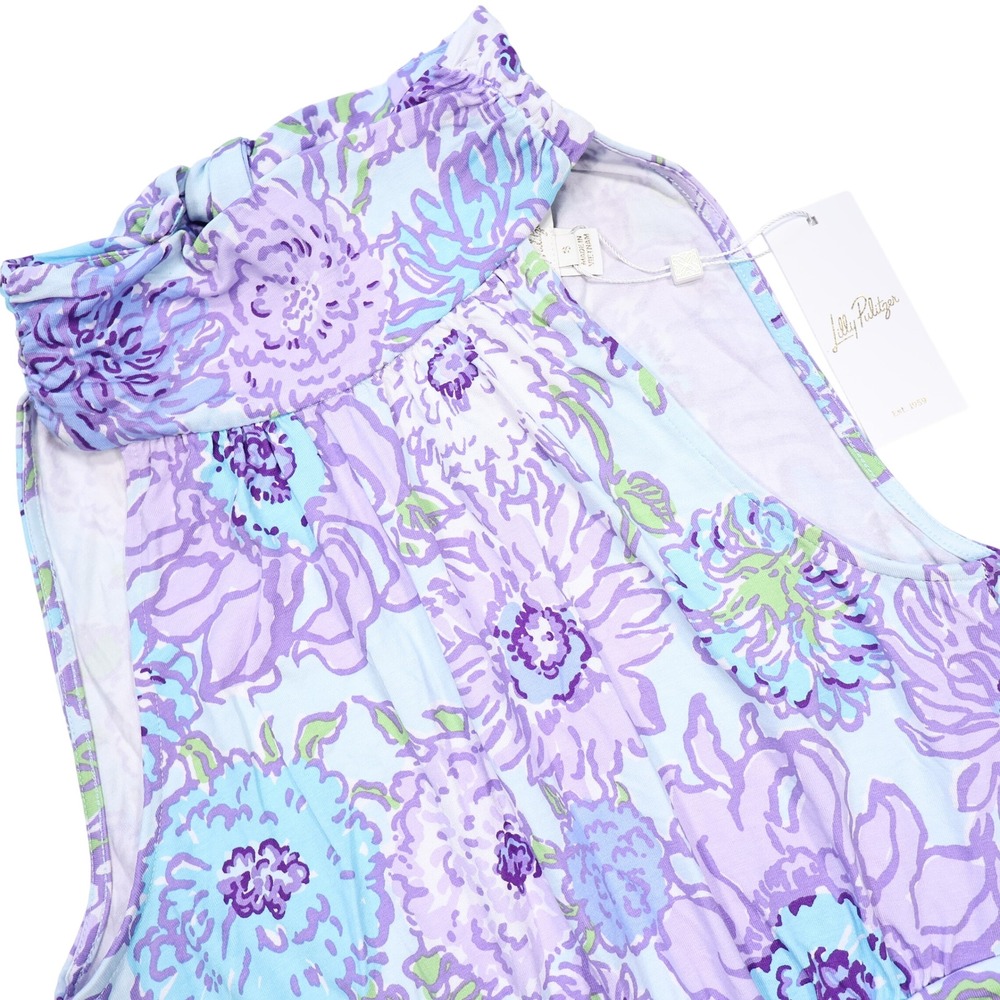 LILLY PULITZER Women's S Multi Let it Gogh Floral Print Wyota Skirted Romper NWT